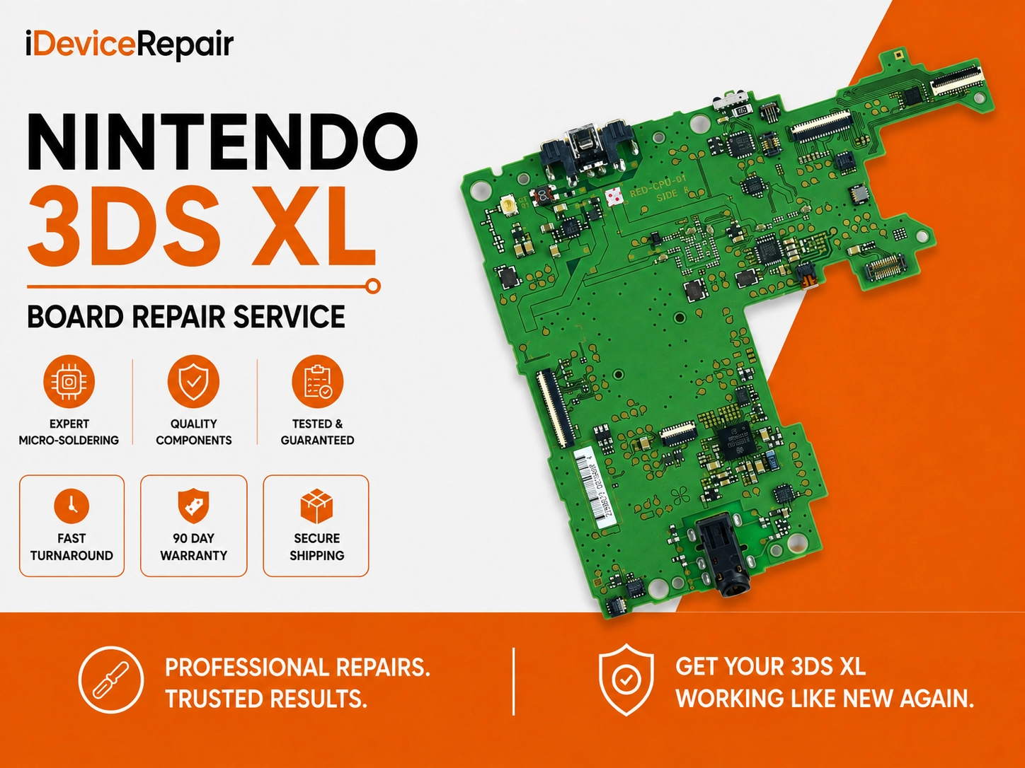 Nintendo 3DS XL Board Repair Service - Image 2