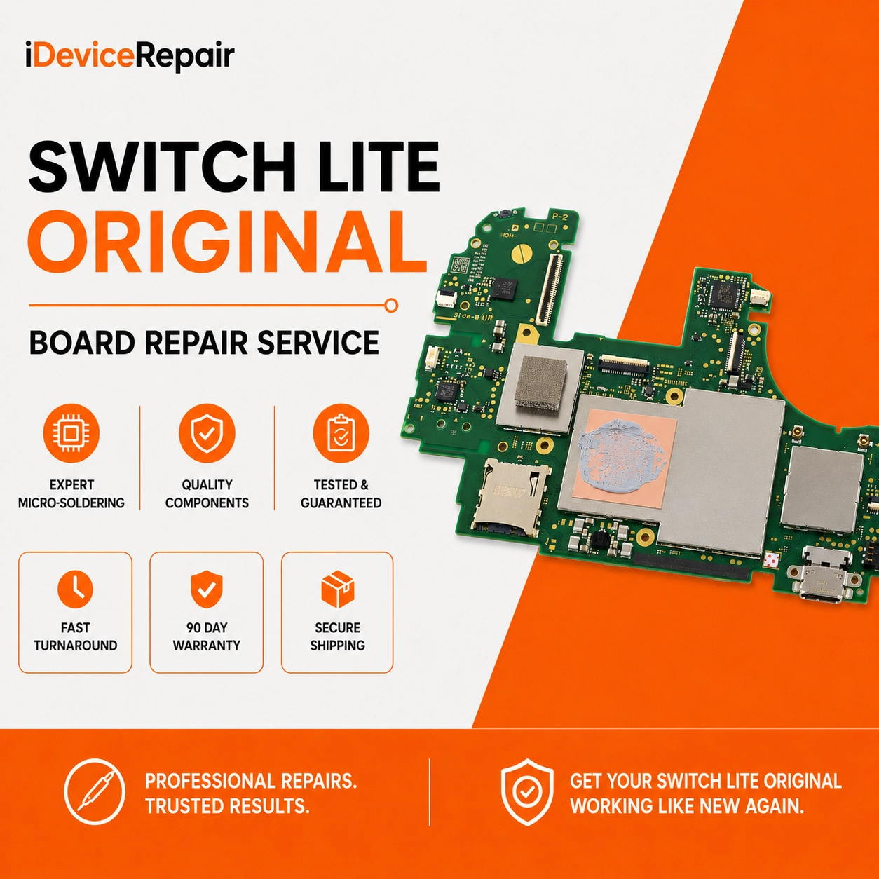 Nintendo Switch Lite Board Repair Service