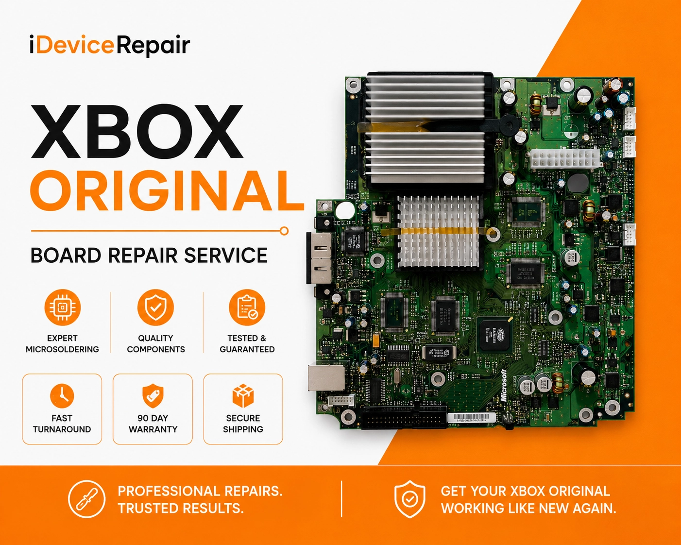 Xbox Original Board Repair & Mod Service