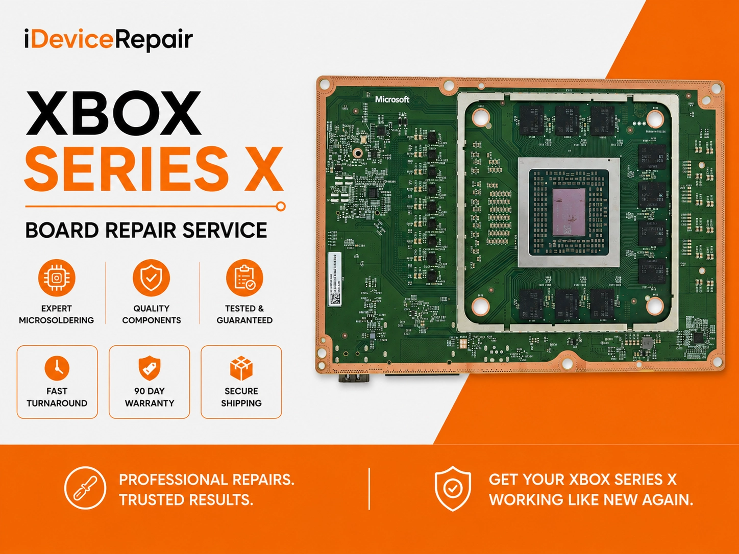 Xbox Series X|S Board Repair Service